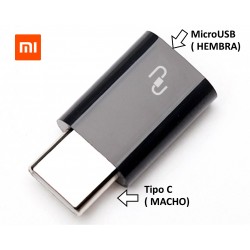 Xiaomi adaptador Tipo C a microusb | Zettastore.cl