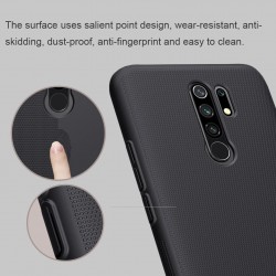 Xiaomi Redmi 9 Carcasa Nillkin frosted shield | zettastore.cl