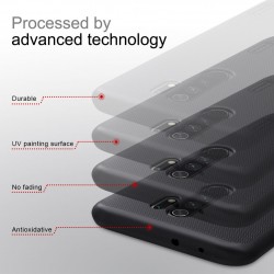 Xiaomi Redmi 9 Carcasa Nillkin frosted shield | zettastore.cl